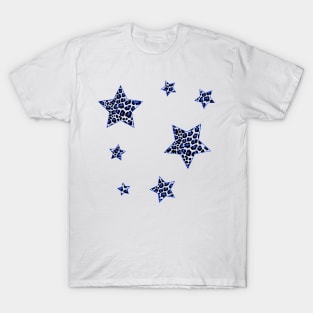 Blue Cheetah Stars Pack T-Shirt